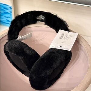 UGG Black Faux Fur Earmuffs | New With Tags
